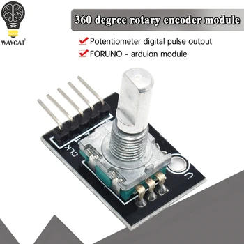 

360 Degrees Rotary Encoder Module Brick Sensor Switch Development KY-040 for arduino