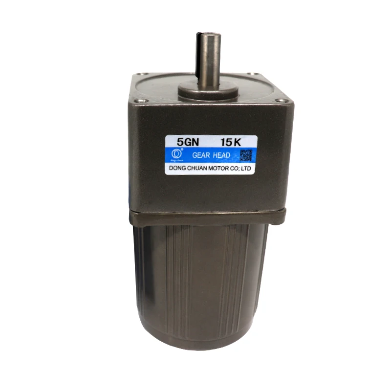 15W AC220V/380V AC gear induction asynchronous gear motor, 3K-750K, forward and reverse, fixed speed