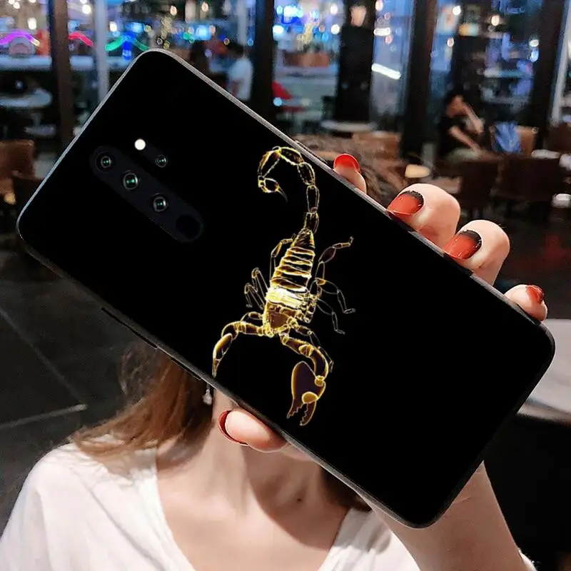 Animal crab scorpion Luxury Phone Case for Redmi Note 9 8 8T 8A 7 6 6A Go Pro Max Redmi 9 K20 xiaomi leather case hard Cases For Xiaomi