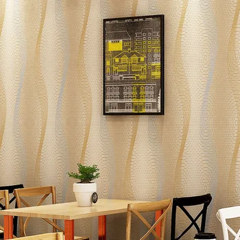 

10m waterproof modern minimalist 3D three-dimensional deep embossed wavy wallpaper for bedroom living room office kitchen wall