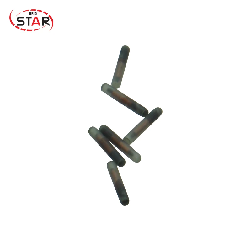 

60pcs 1.25x7mm FDX-B 134.2KHz Animal Microchip Dog Chip Cattle Rfid Tag For Animal Injection