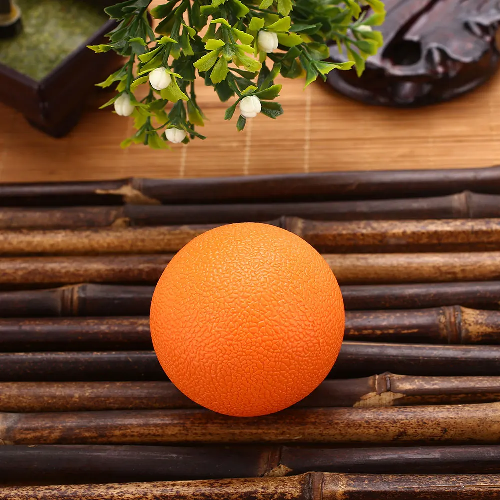 Orange Лакросс мяч фитнес-Массажер Расслабляющий для ног мяч для йоги массажные инструменты облегчение боли - Цвет: Orange