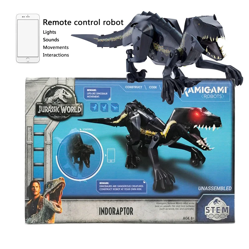 Jurassic Remote Control Electric Dinosaur World Indoraptor Robots