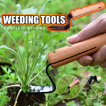 

Portable Stand Up Manual Weeder Long Handled Durable Root Remover Aluminum Grass Extractor Lightweight Weeder Puller #jew
