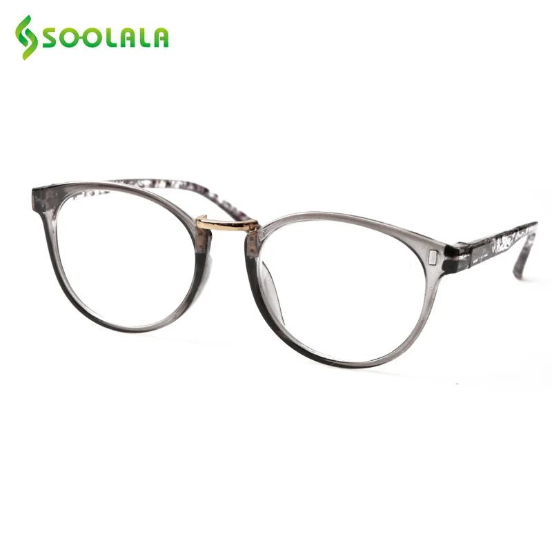 SOOLALA, 4 пары, весенние шарнирные круглые очки для чтения «кошачий глаз», женские ультралегкие очки для пресбиопии, диоптрия для чтения+ от 1,0 до 4,0