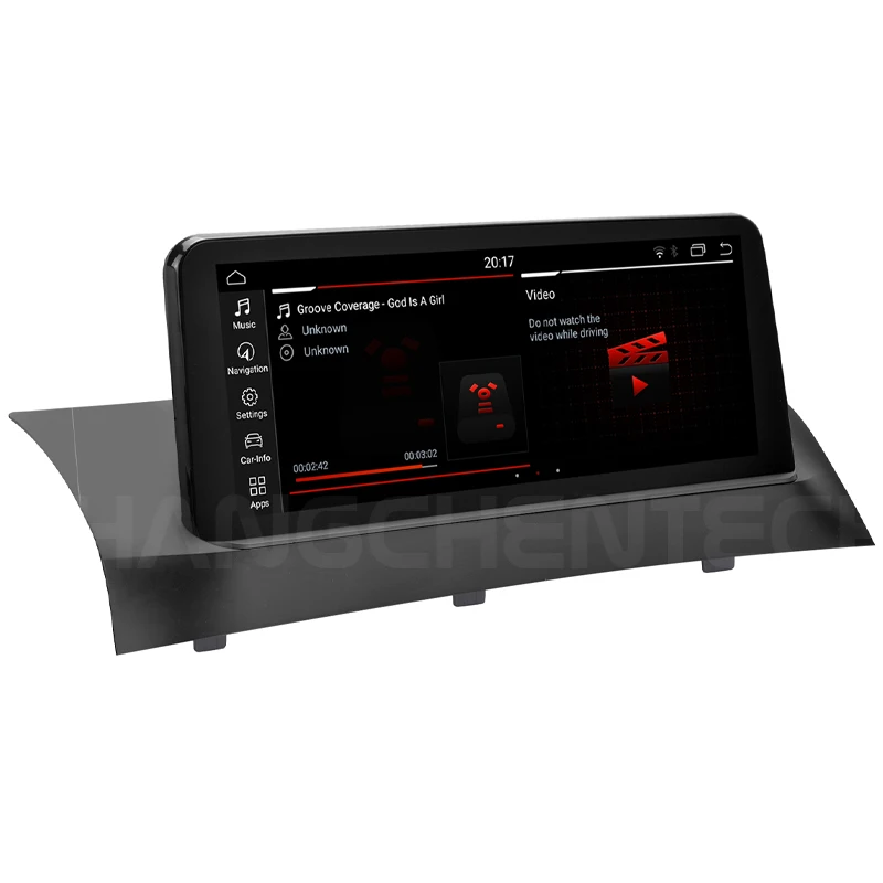 HD Black Screen 1920x720 Android 10.0 64G Screen for BMW x3 x4 F25 F26 NBT Support OEM iDrive Aux BT WiFi Rear Cam GPS Sat Navi