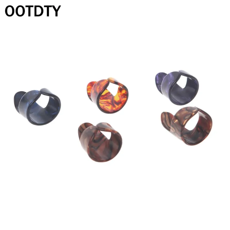 OOTDTY Index Finger Guitar Pick Celluloid Mediator for Acoustic Electric Guitar suit for guitar