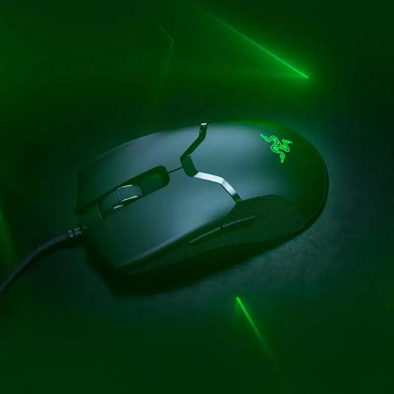 Razer Viper USB Проводная 16000 dpi Регулируемая Макросъемка RGB игра определение RGB эргономичная мышь для настольного компьютера/ноутбука Новинка