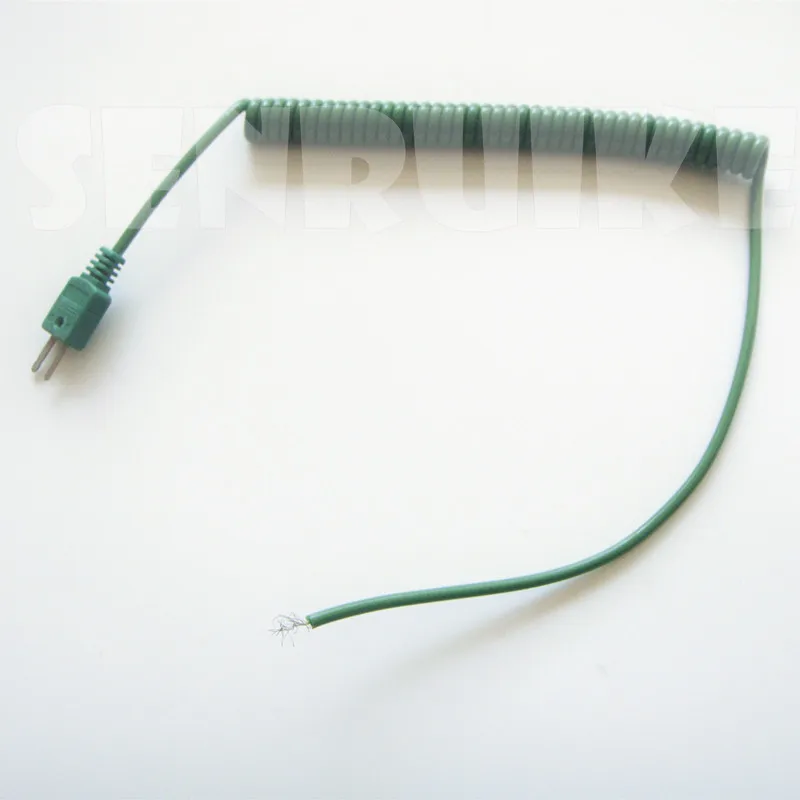 Кабель термопары для спирали типа K зеленого цвета|cable color|cable coilcable thermocouple |