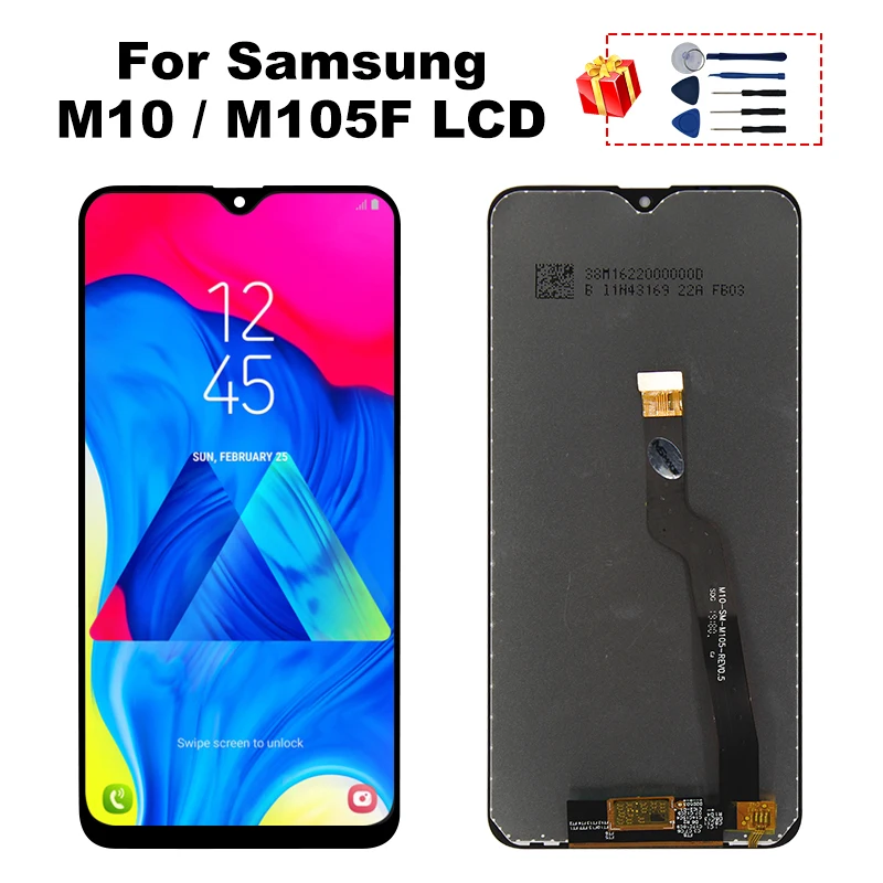 ЖК-экран с дигитайзером для Samsung Galaxy M10 2019 сенсорный экран M105F DS M105 | Мобильные