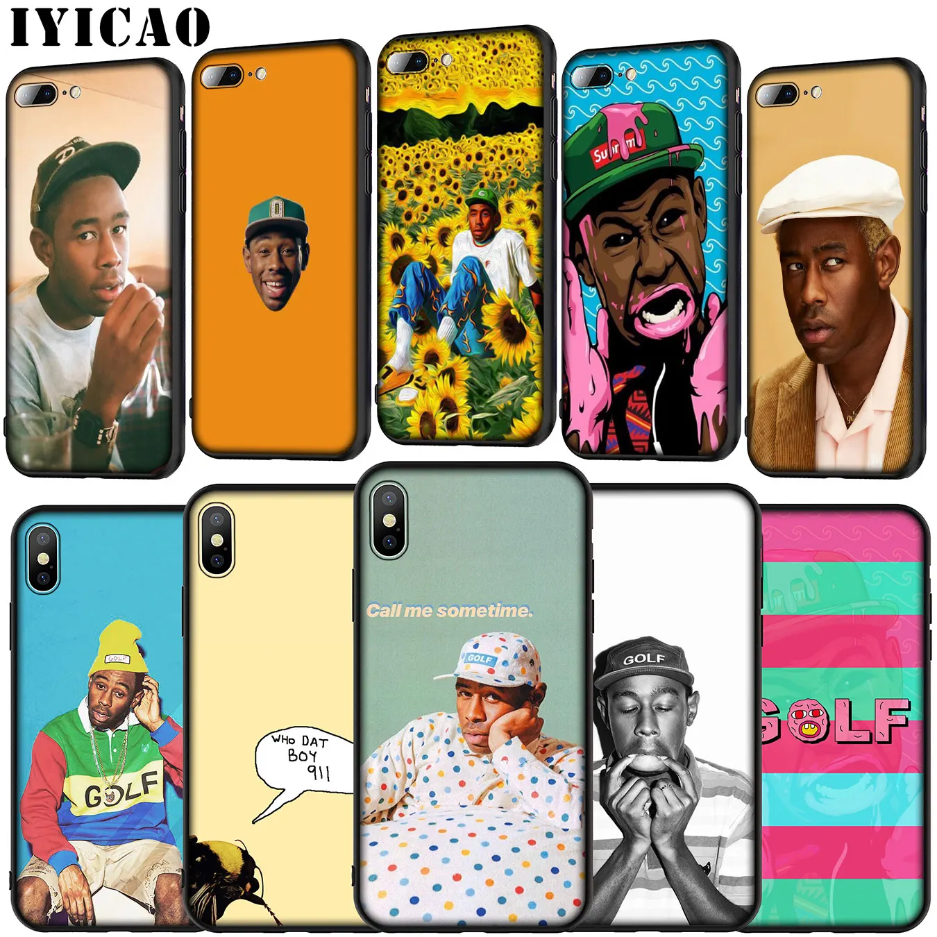 911 tyler the creator Мягкий силиконовый чехол для iPhone 11 Pro XR X XS Max 6 6S 7 8 Plus 5 5S SE телефона |