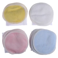 10 шт./пакет уход за кожей лица/глаз чистой подушечки для снятия макияжа многоразовые макияж мягкая жидкость для снятия ткань органическое бамбуковое волокно бархат патронов салфетки