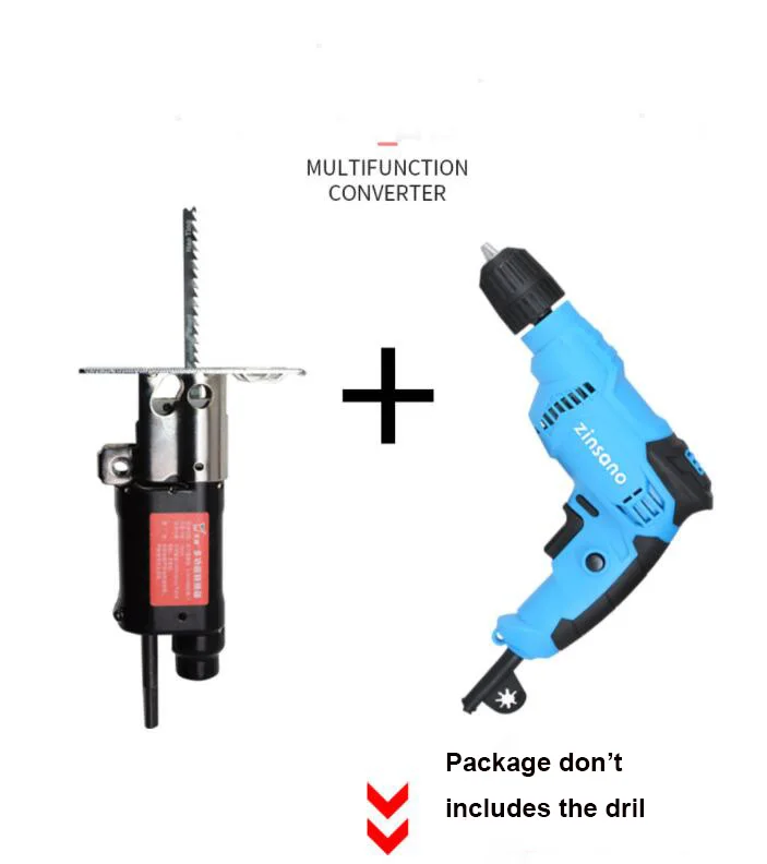 Возвратно-поступательная пила изменение крепления электрическая дрель в возвратно-поступательная пила лобзик металлический файл для резки дерева металла
