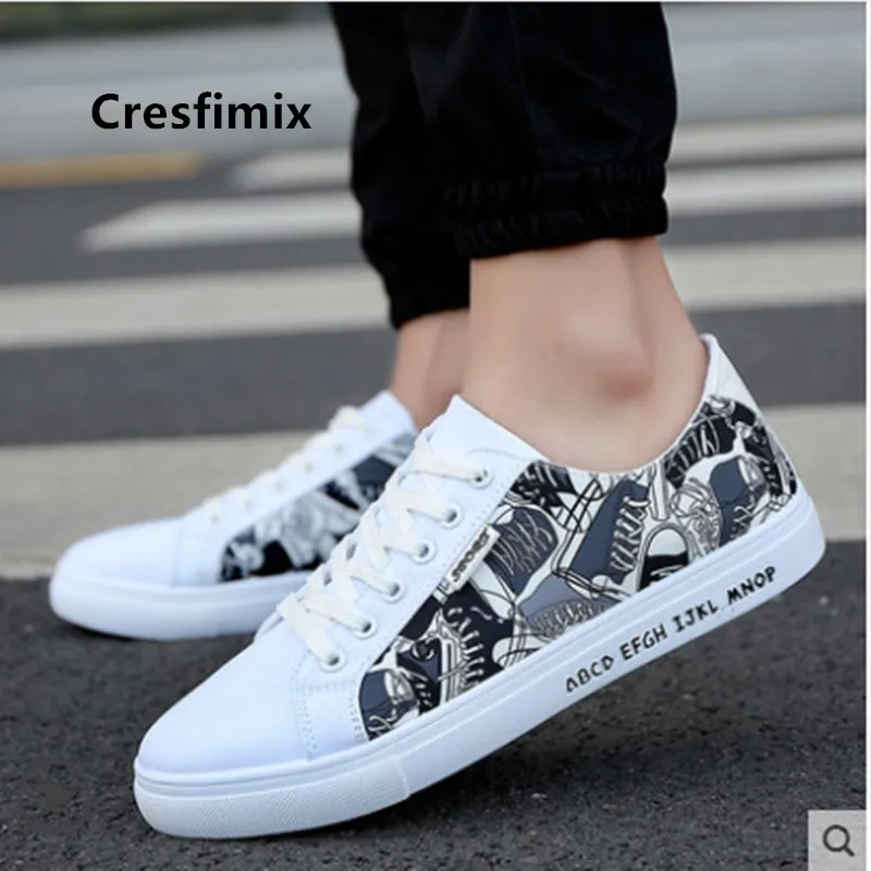 Cresfimix zapatos hombre; Мужская модная удобная парусиновая обувь черного и золотого цвета; Мужская обувь высокого качества; сезон весна-осень; c3083 - Цвет: 1f