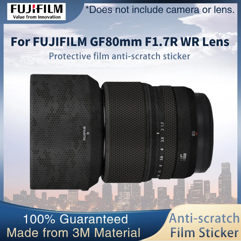 

Lens protective film For FUJIFILM GF80mm F1.7R WR Lens Skin Decal Sticker Wrap Film Anti-scratch Protector Case