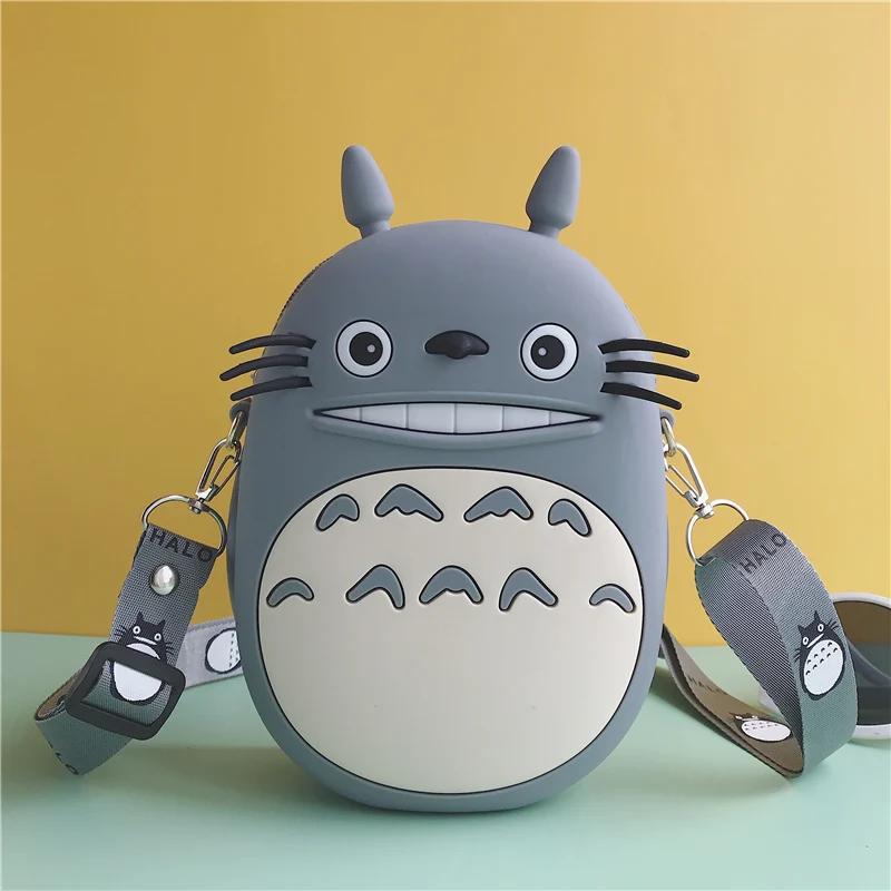 Модная простая маленькая сумка с героями мультфильмов, женская дизайнерская сумка, высококачественные силиконовые сумки на плечо с цепочкой для мобильного телефона, сумки на молнии