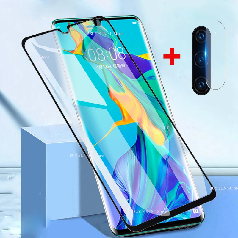 

2-in-1 Tempered Glass For Huawei P30 lite back Camera lens Film protective Glass For Huawei P 30 lite p30 light Screen Protector