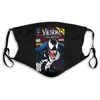 

Venom Lethal Protector Comic Poster Official Marvel Spider-man Black Mens Brand New Mouth Mask Women's kid PM2.5