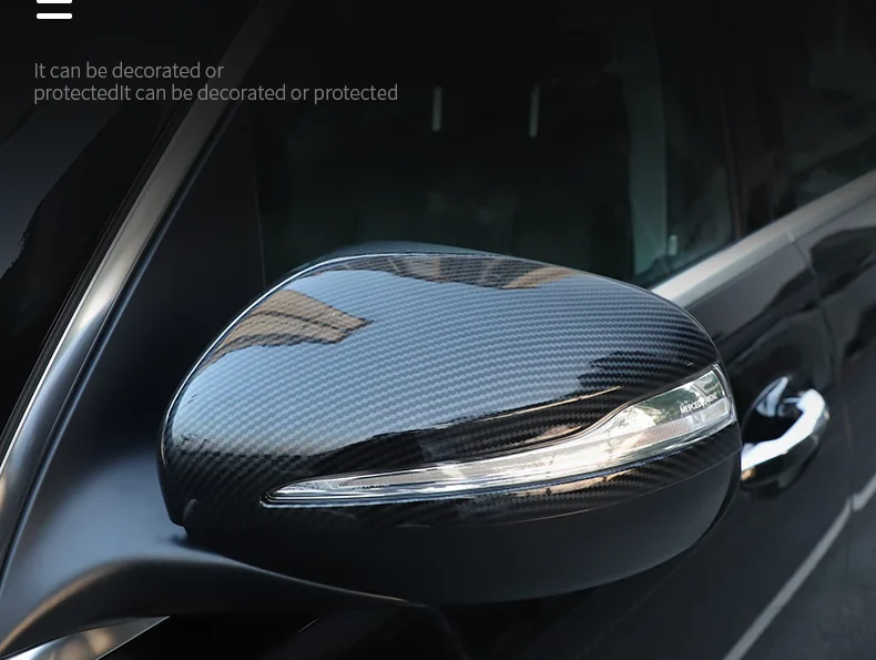 Накладка заднего зеркала для Mercedes gle w167 gle carbon gle gle 350/amg 450 500e amg аксессуары для внешней отделки