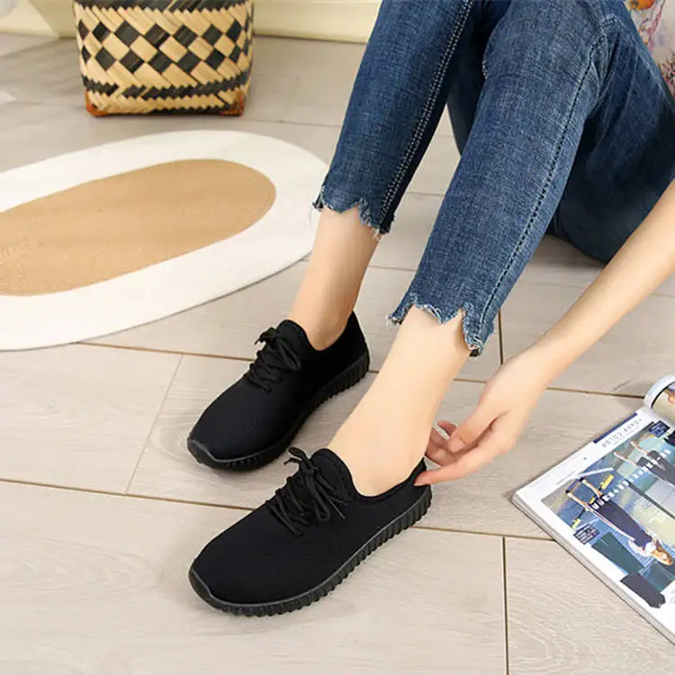 

Spring And Autumn Old Beijing Cloth Shoes Children Students Korean-style Sports Red Shoes Anti-slip Breathable Mom Shoes Running
