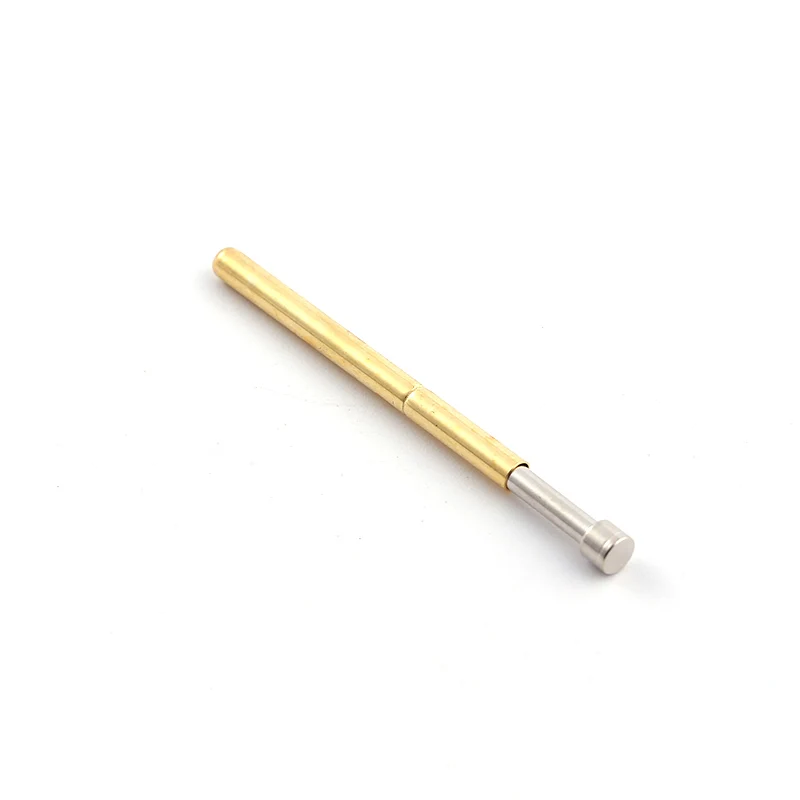 

100 Metal Brass Nickel-plated Compression Test Pins P125-G Electronic Pogo Pins with 2.02mm Diameter