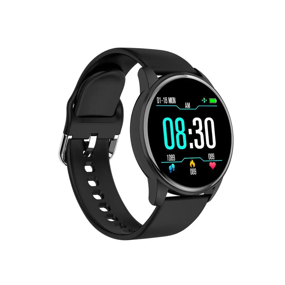 Geekbes G5 Bluetooth Смарт-часы 1,3 дюймов для мужчин и женщин спортивные часы монитор сердечного ритма PK Q8 Q9 IWO 8 9 Smartwatch фитнес-трекер - Цвет: Black