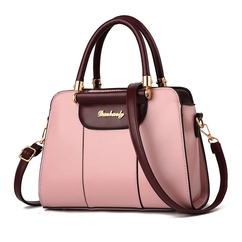 

2019 New lady big bag European and American fashion Simple shoulder bag handbag Killer pack mangxu 28X12X21cm