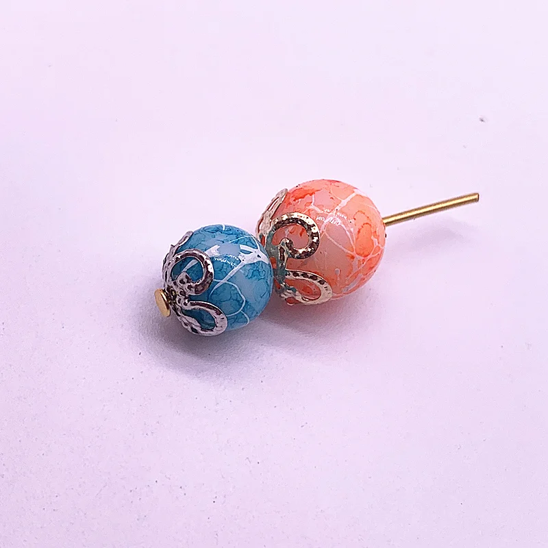 150 шт. 8/10mm полые Цветочная фурнитура конус концом, бусины Кепки филигранные граненые "сделай сам" для изготовления ювелирных изделий