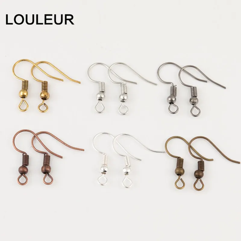 New V-shaped Earring French Earring Hooks Findings Ear Hook Wire Settings  Base Settings For Jewelry Making Earrings Accessories