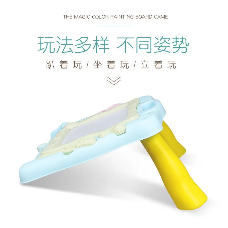 

Hua ban zhuo Children Color Hand Sketchpad Toy Learning Supplies Toy Graffiti Drawing Board Magnetic Drawing Board