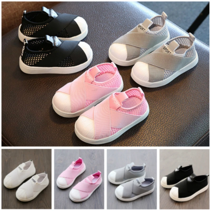 Детские холщовые кроссовки для маленьких девочек лоферы мальчиков нескользящая