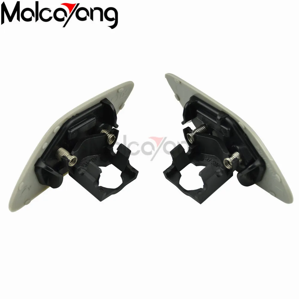 2pcs 61677171659 61677171660 Car Headlight Washer Spray Nozzle Cover