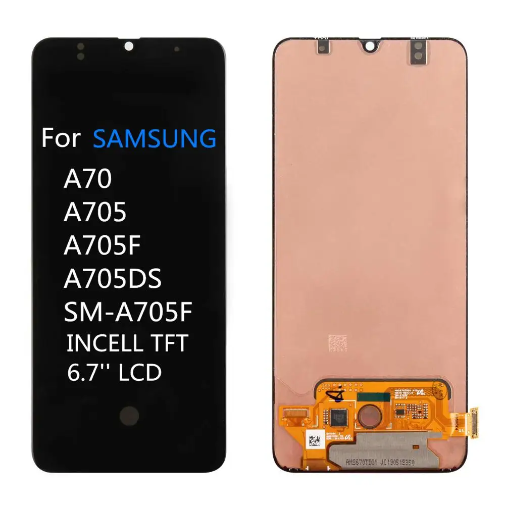 

INCELL LCD for Samsung A70 LCD screen display A705 A705F A705W A705FN with touch with frame assembly Replacement repair parts