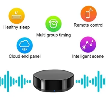 

100m Wifi 2.4GHz Smart IR Remote Controller Compatible With Alexa Google Home Smart Home Air Conditioner TV Fan Multiple Directi
