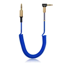 

3.5 Jack AUX Audio Cable 3.5MM Male to Male Cable For Phone Car Speaker MP4 Headphone 1.8M Jack 3.5 Spring Audio Cables