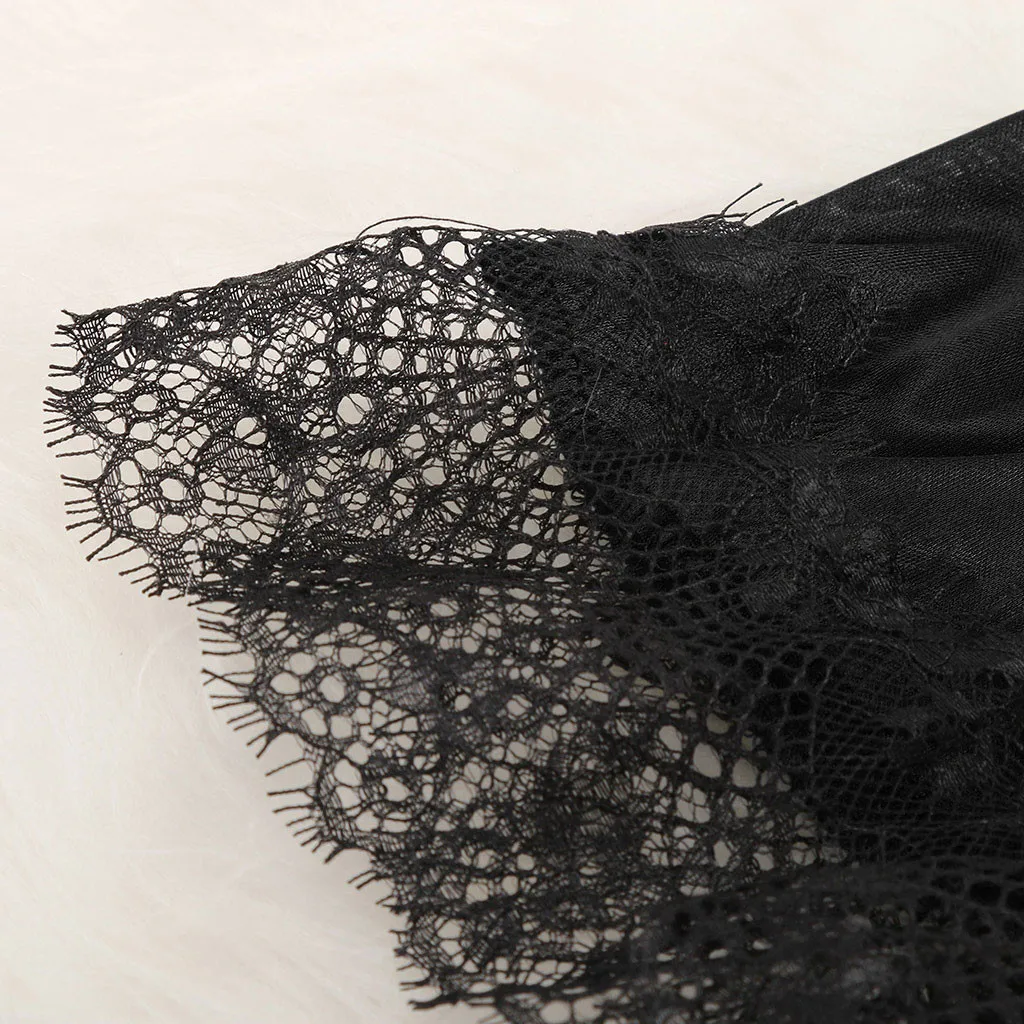 2Pcs Womens Lace Sexy Lingerie Plus Size Erotic Openwork Sexy Underwear Sets Porno Langerie Sex Costume Babydoll Dress New