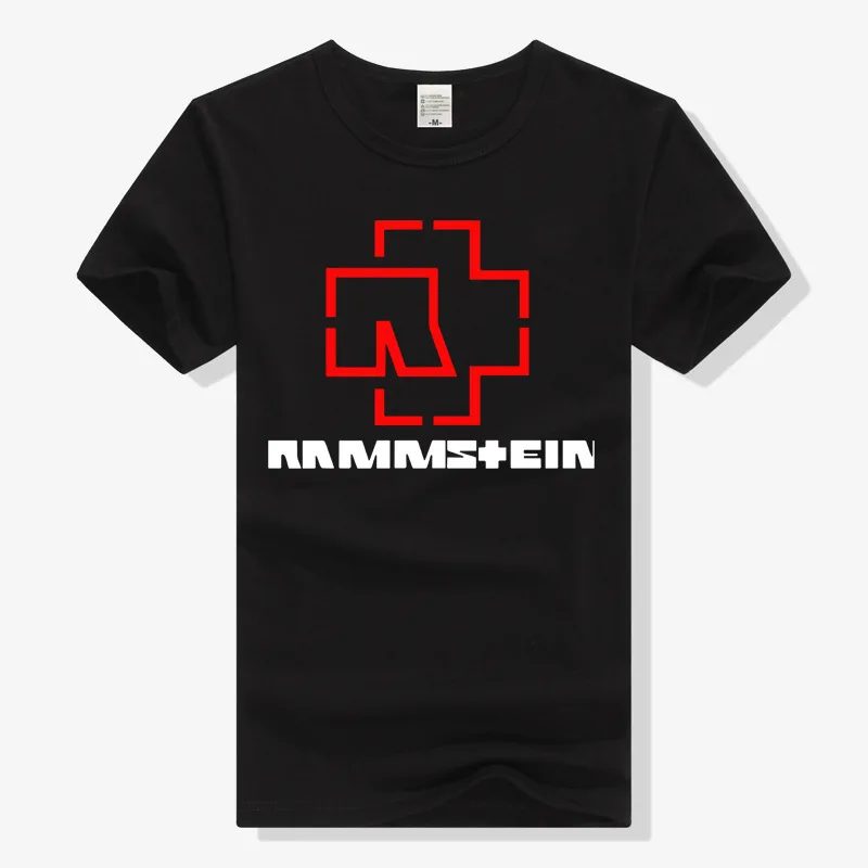 

Clothing Germany Tank Rammstein Metal Rock And Roll Band Short Sleeve T-shirt Men And Women Couple Clothes