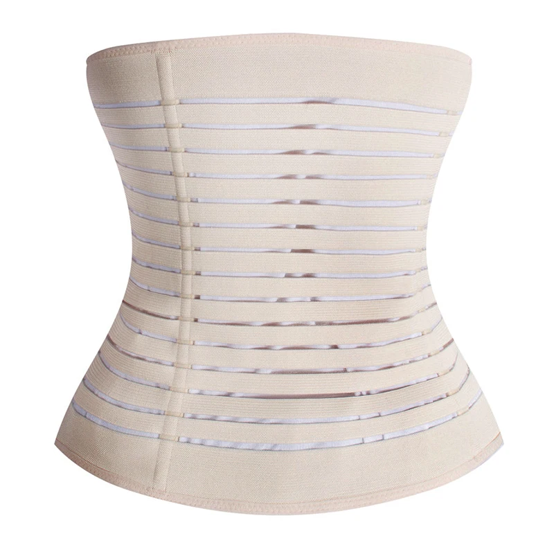 Män Bantning Body Shaper Midjeträning Trimmer Bälte Korsett för mage Magformare Magkontroll Fiess Kompression_voghion.com