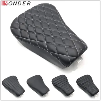 

For Harley Sportster Forty Eight XL XL1200 XL 883 72 48 2004-2019 2018 2017 2016 2015 Driver Leather Pillow Solo Seat Cushion