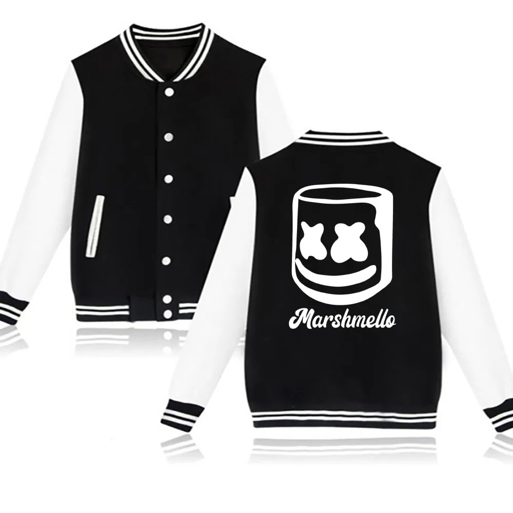 Marshmello DJ giacca da Baseball Cardigan Outwear cappotto felpa top _ -  AliExpress Mobile