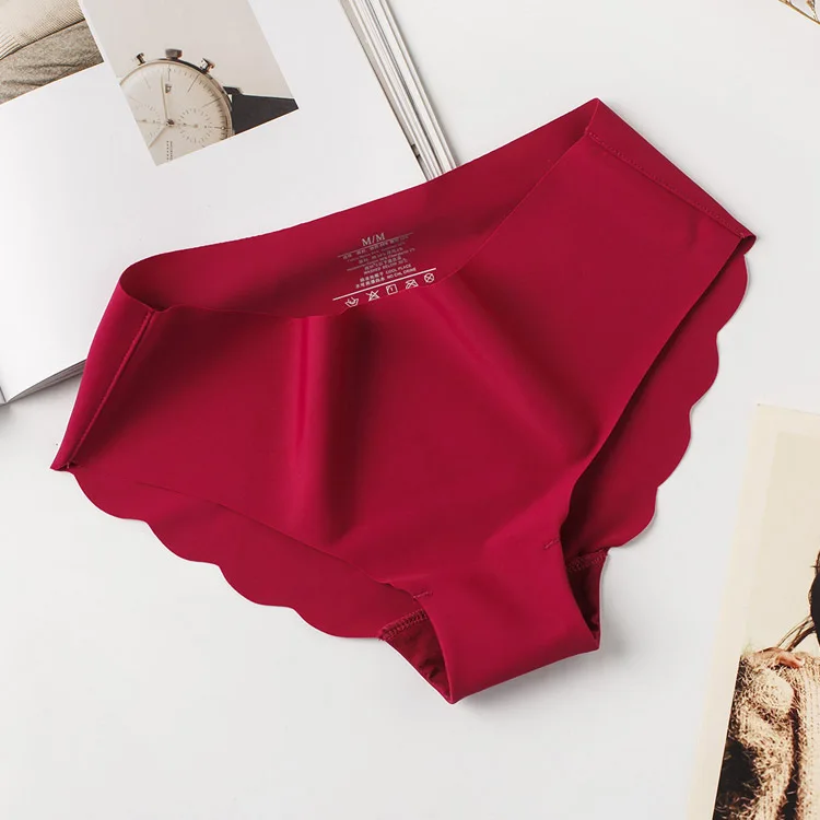 CXZD Seamless Panty Set Underwear Female Comfort Intimates Fashion Female large size one-piece seamless Low-Rise Briefs Lingerie (7)
