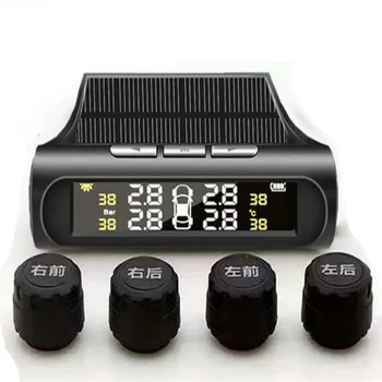 

Solar Power Car TPMS Digital LCD Display Tyre Pressure Sensor Smart Car TPMS Auto Security Alarm Systems Tyre Air Monitoring