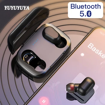 

Wireless bluetooth Earphone 5.0 music headset mini sports running headphones Earbuds Earphone For iPhone Samsung Xiaomi huawei