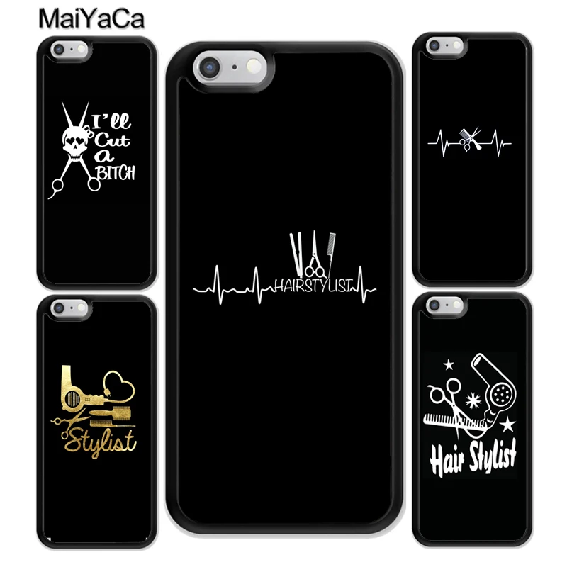 

MaiYaCa Hair Stylist Tools Print Phone Case Cover for iPhone 5s SE 6s 7 8 plus X XR XS 11 pro max Samsung Galaxy S6 S7 S8 S9 S10