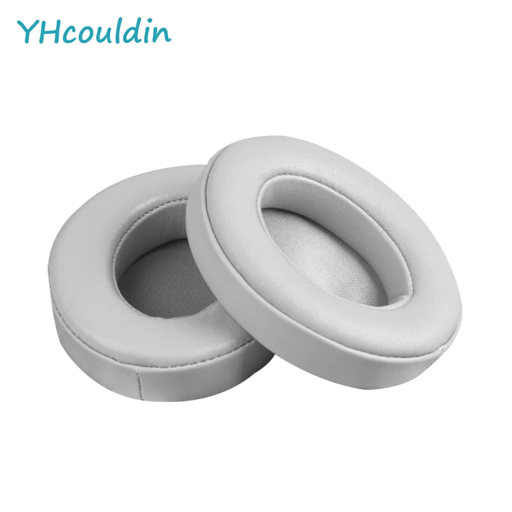 YHcouldin Sheepskin Leather Ear Pads Fits for Beats Studio 2 and 3 Wired Wireless Headphones Ear Cushions with 3M Sticker Tape
