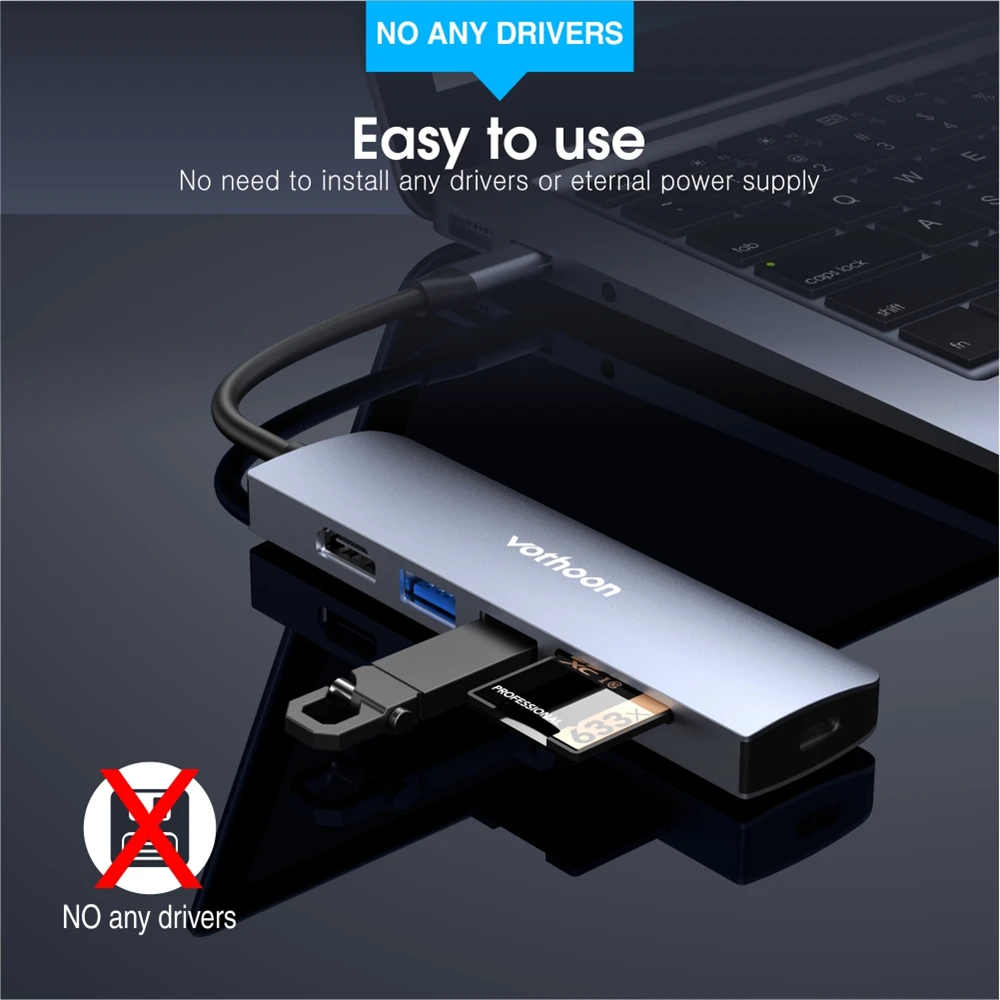 Votoon USB C концентратор типа C для мульти USB 3,0 концентратор HDMI адаптер для MacBook Pro huawei samsung S10 USB-C 3,1 сплиттер 3 порта USB концентратор