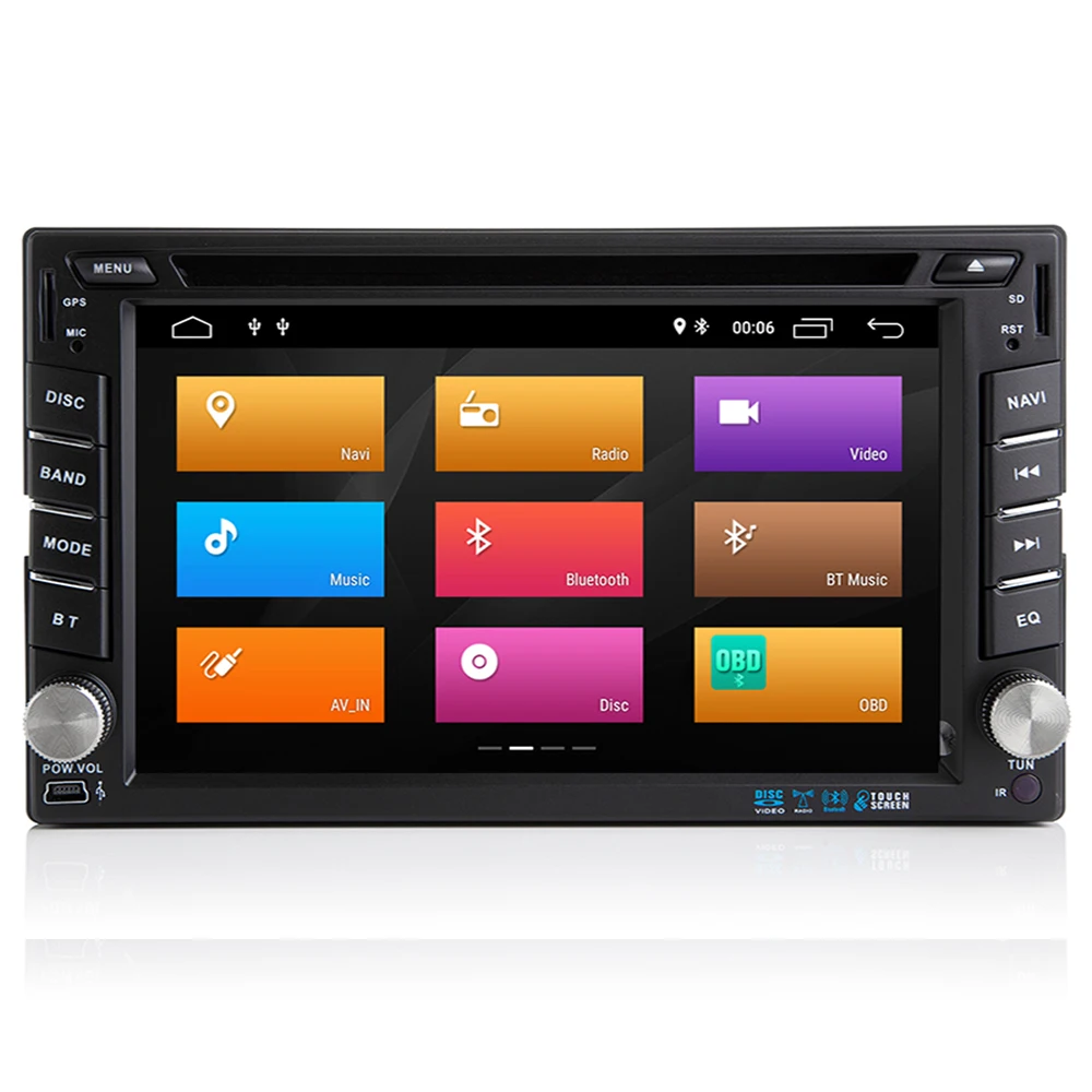 Best Octa Core RAM 4G ROM 64G 2 Din Android 9.0 Car Audio Stereo Radio With GPS WiFi Universal GPS Navigation Video Head Unit 2