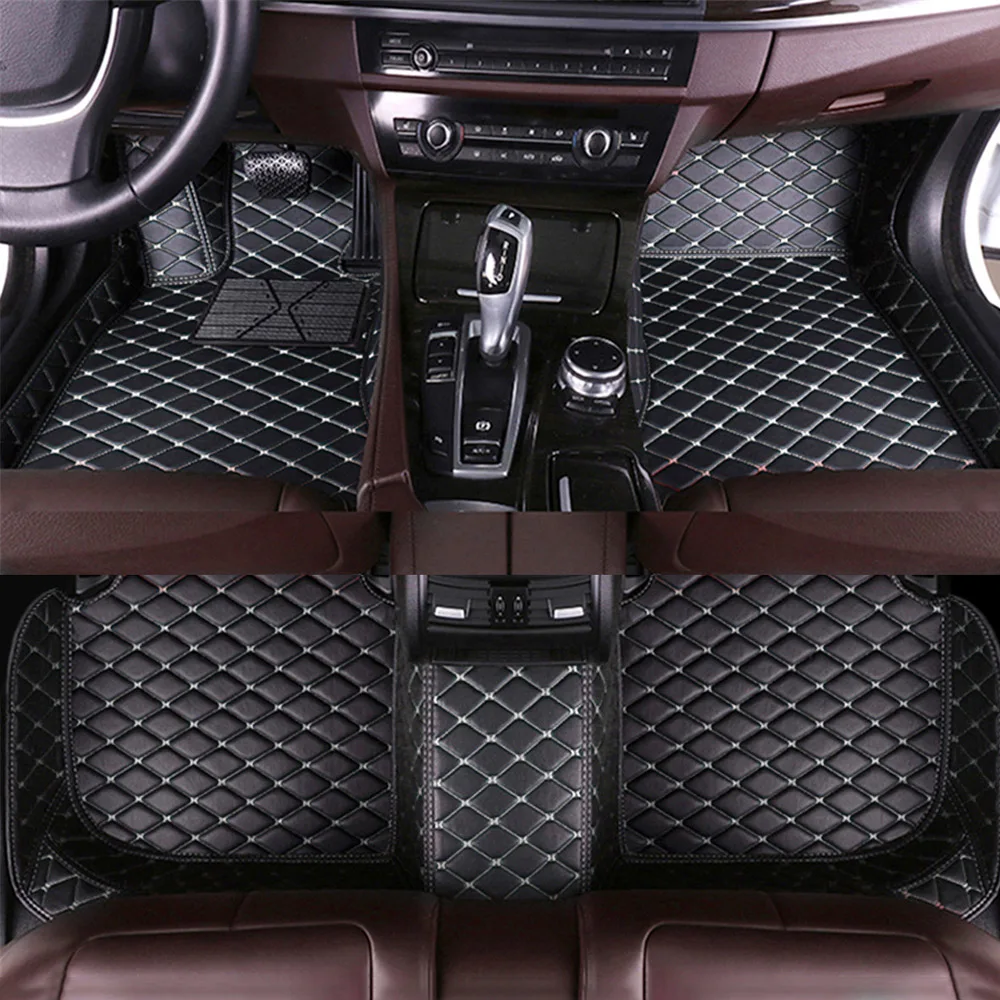Leather Car Floor Mats For OPEL Aatara Astra Astra H Astra Mocha Omega