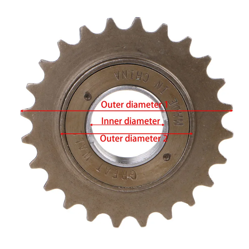 Bmxバイク自転車レース16/18/20/22/24t歯シングルスピードフリー