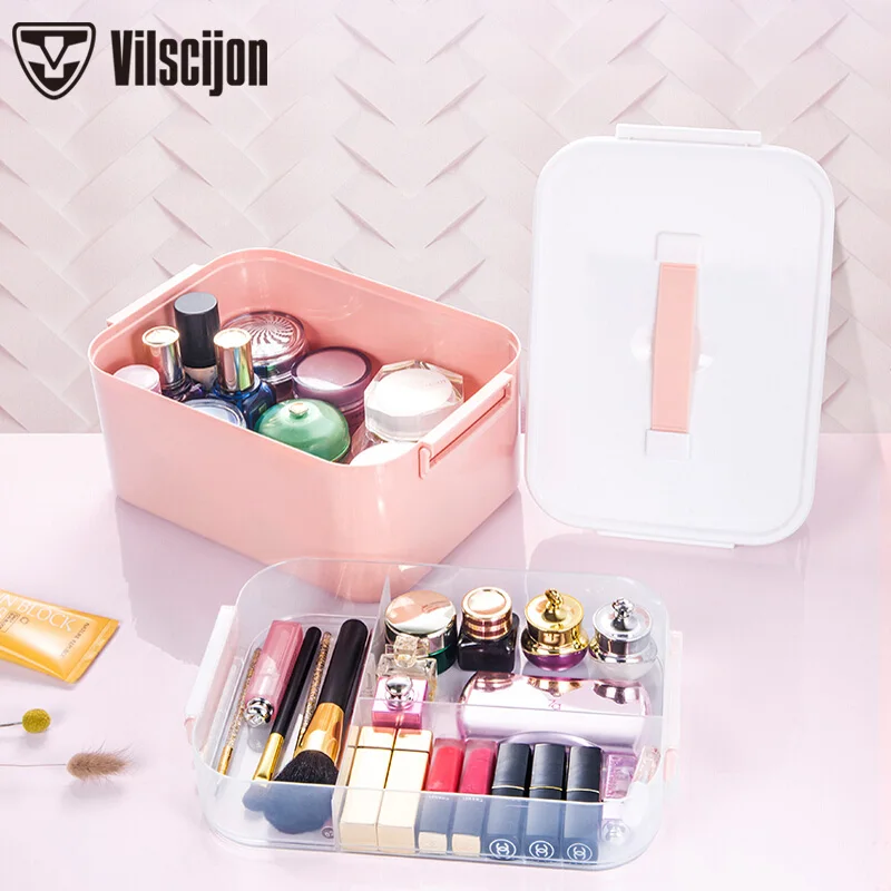 

Multi-layer Cosmetics Storage Box Family Portable Medicine Box Multi-Function Large Capacity Storage Box Storage Container